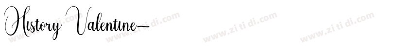 History Valentine字体转换
